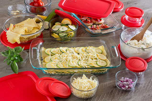 Pyrex Easy Grab 28-Piece Glass Bakeware and Food Storage Set | $35 | Amazon